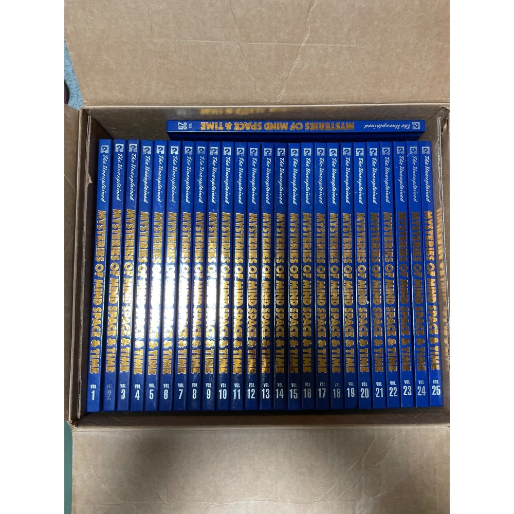 Mysteries of Mind Space and Time the Unexplained Complete 26 Vol Set Science Lot